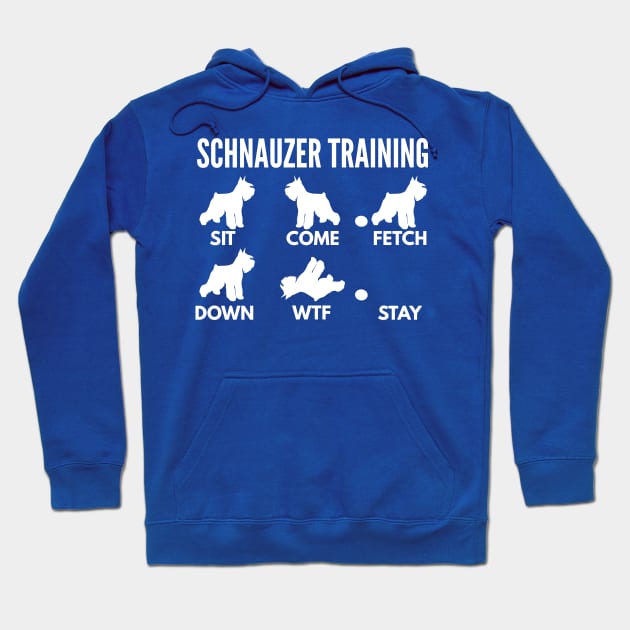 Schnauzer Training Schnauzer Dog Tricks Hoodie by DoggyStyles